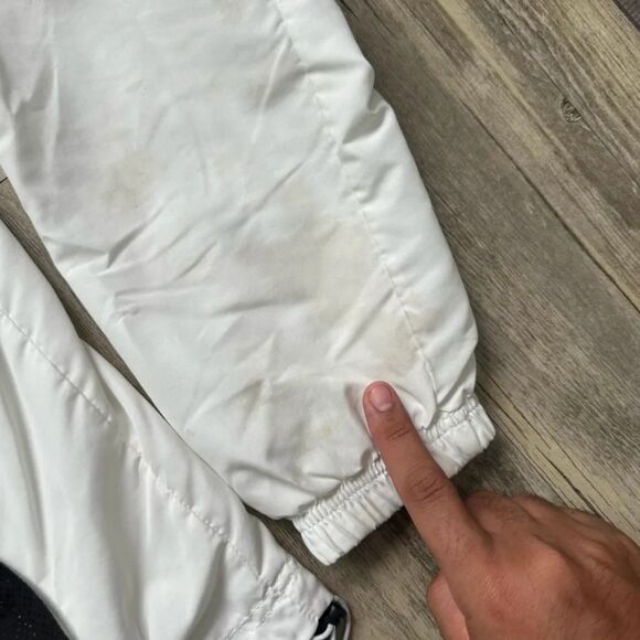 Sergio Tacchini White And Black Windbreaker Jacket Size Large - Picture 5 of 9
